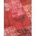  Red Handmade Patchwork Carpet